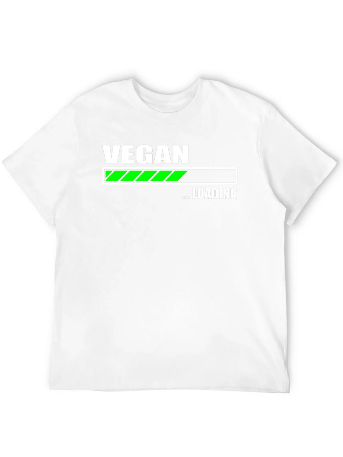 Vegan Loading T-Shirt - Black Cotton Blend product image 11