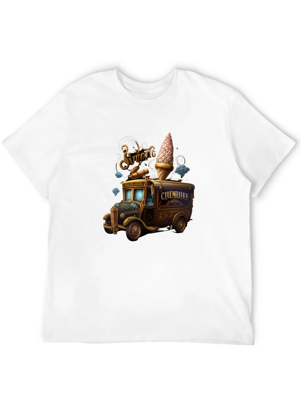 Vintage Ice Cream Truck Graphic Tee product image 11