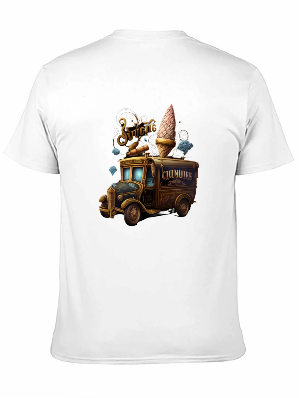 Vintage Ice Cream Truck Graphic Tee product image 10