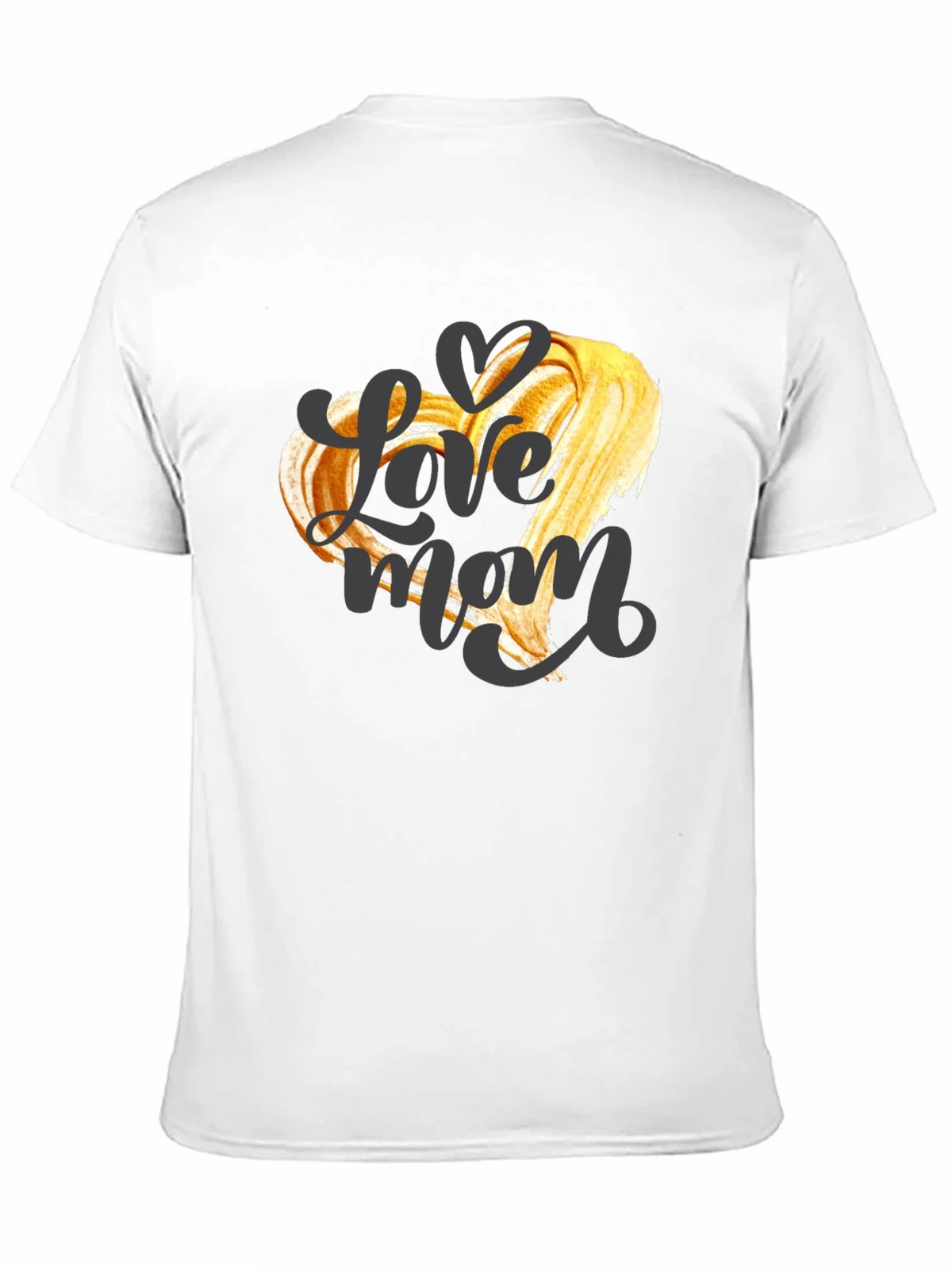 Love Mom Graphic T-Shirt - Black Crew Neck Tee product image 10