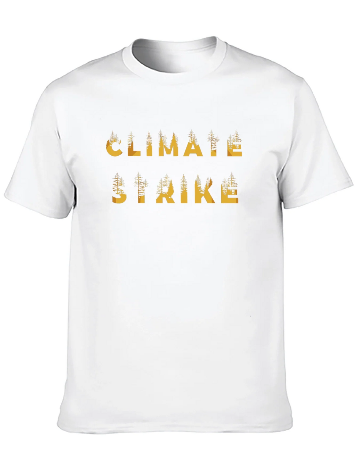Climate Strike Black Graphic T-Shirt product image 9