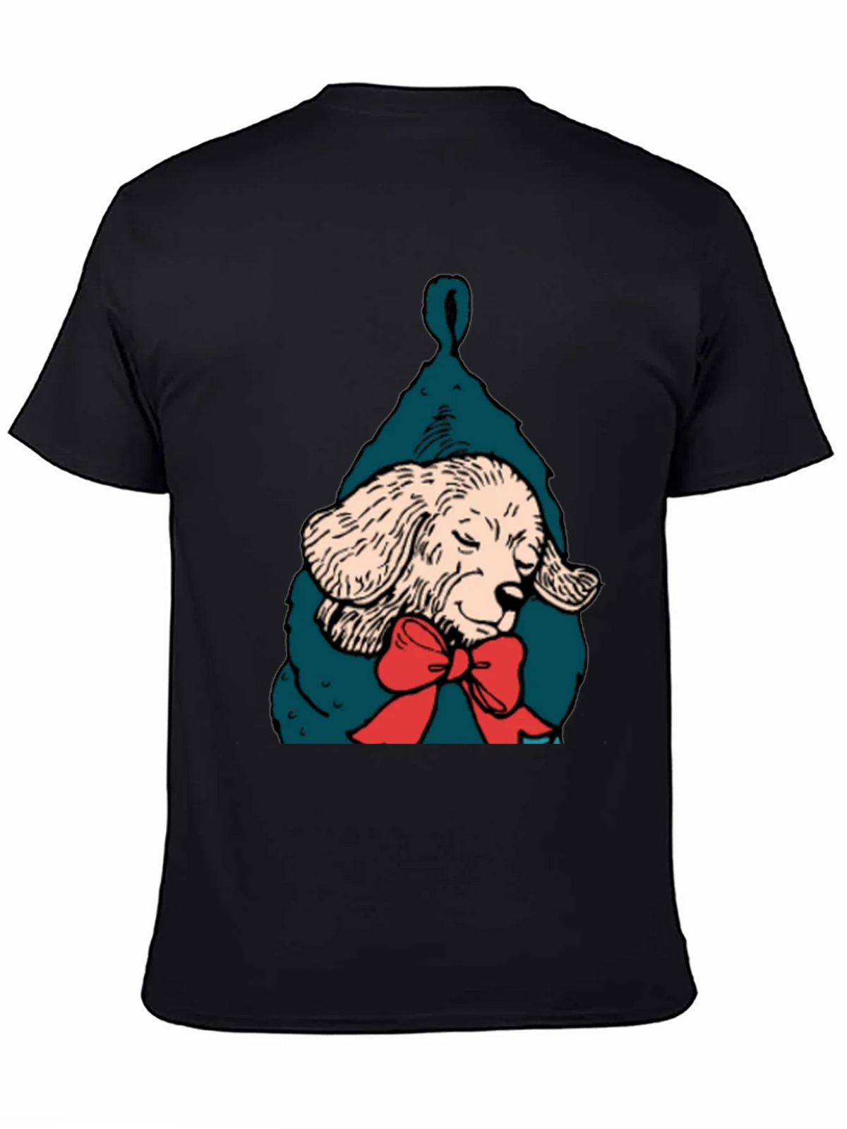 Dog in Stocking Graphic T-Shirt product image 4