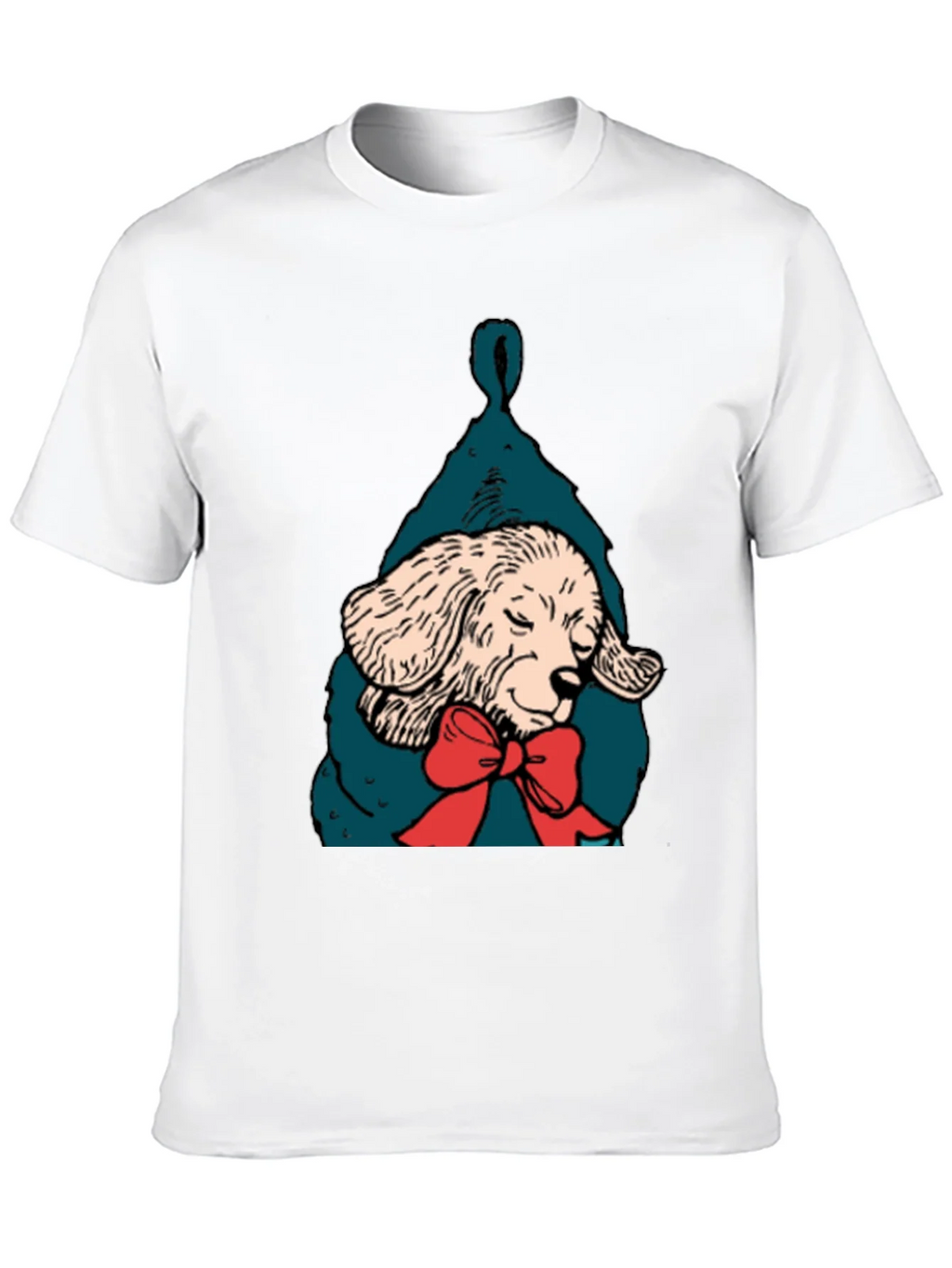 Dog in Stocking Graphic T-Shirt product image 9