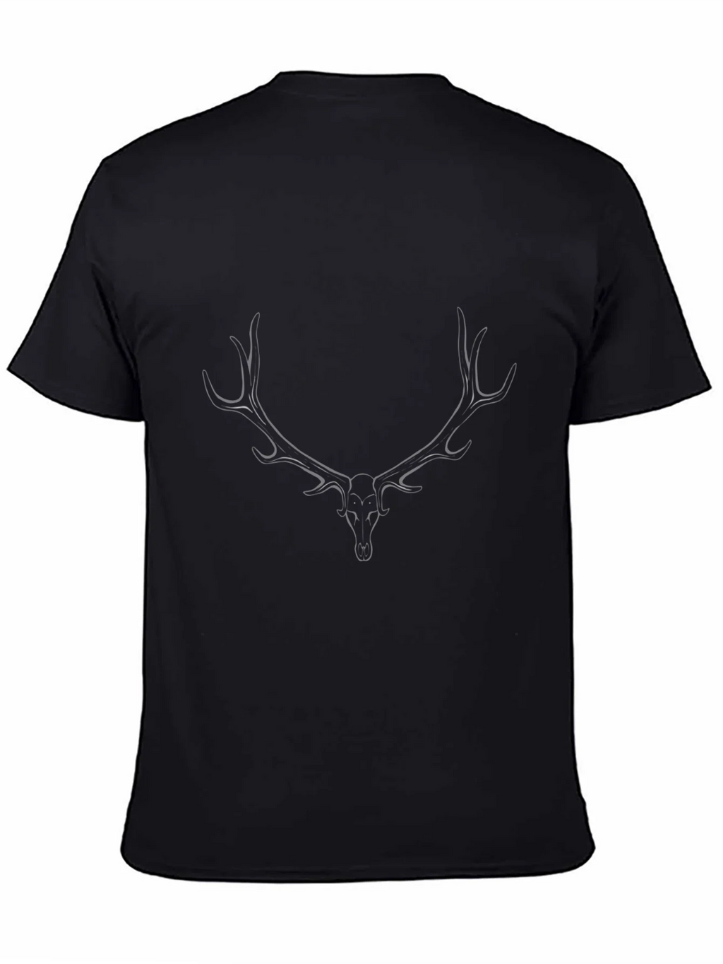 Black Deer Antler Graphic Tee product image 4