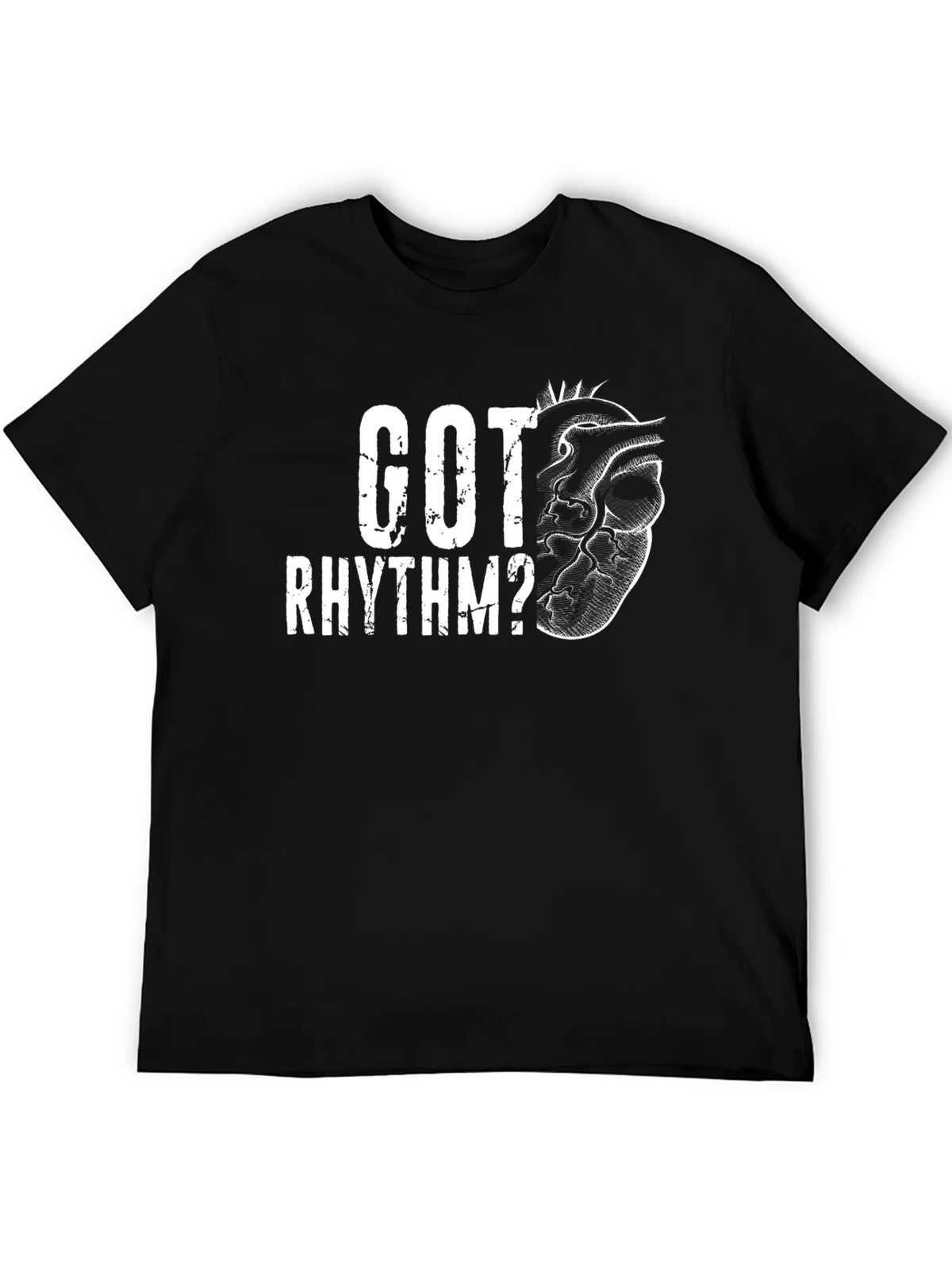Got Rhythm? Graphic T-Shirt - Mens Black Tee product image 5