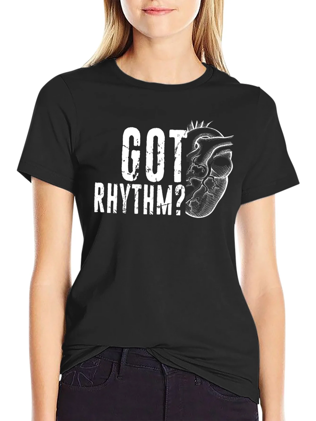 Got Rhythm? Graphic T-Shirt - Mens Black Tee product image 2