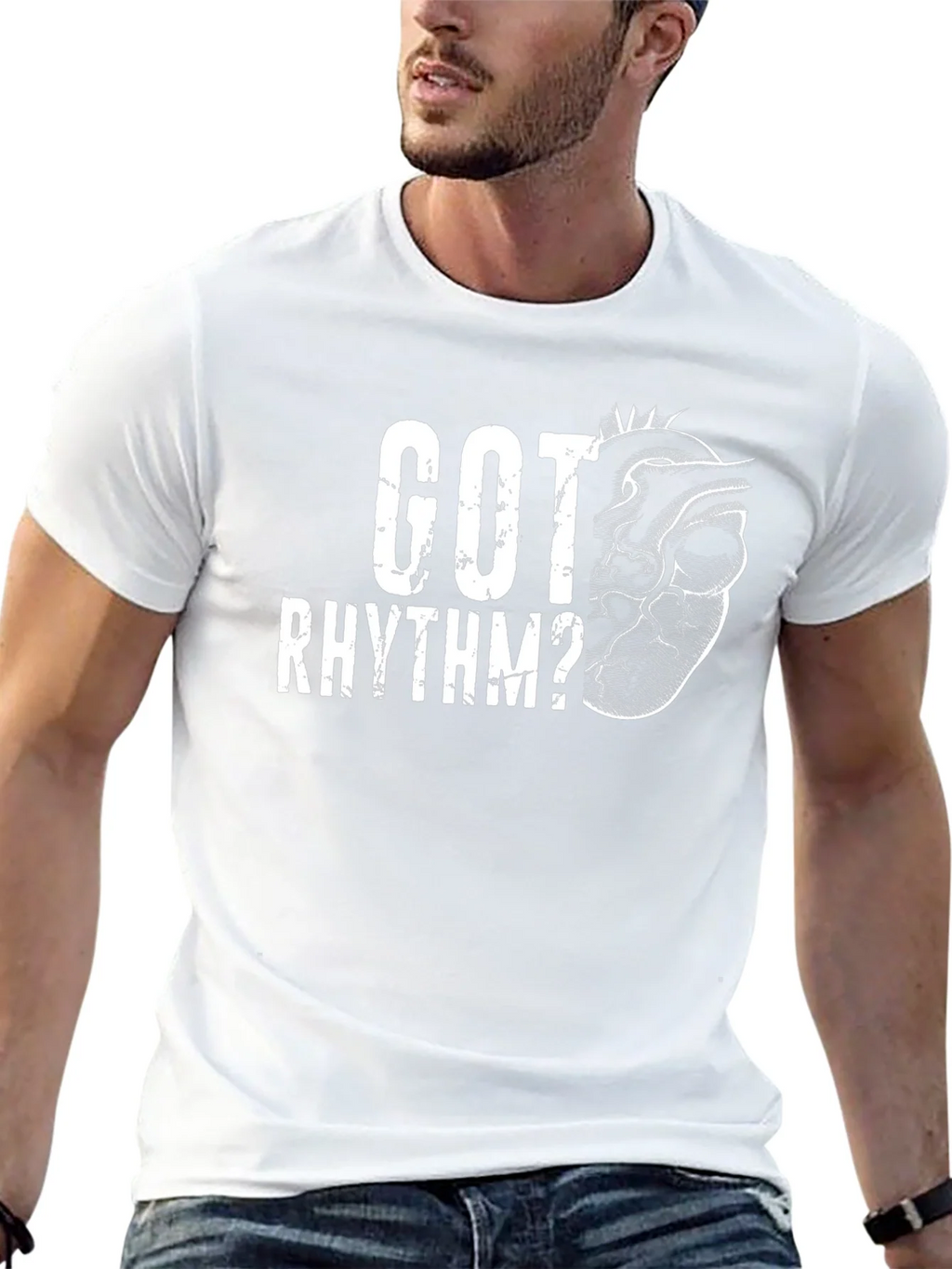 Got Rhythm? Graphic T-Shirt - Mens Black Tee product image 12
