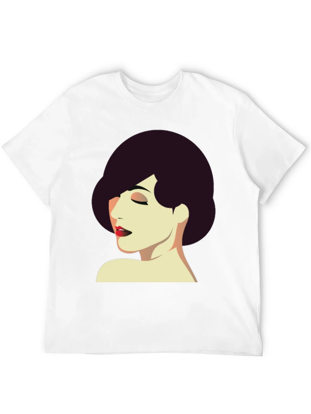 Retro Style Woman Graphic Tee - Black T-Shirt product image 10
