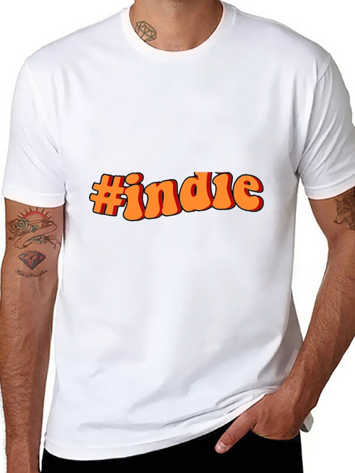 #indie Black T-Shirt - Retro Style product image 2