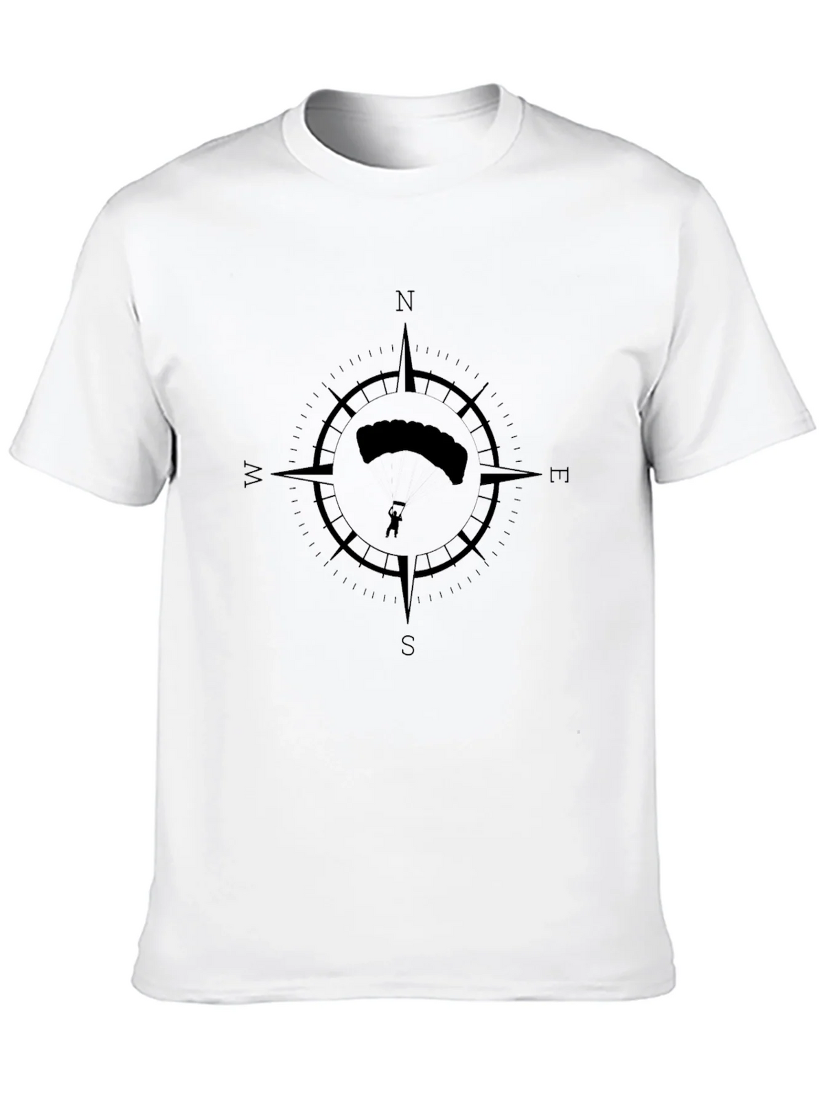 Skydiving Compass Black T-Shirt product image 9