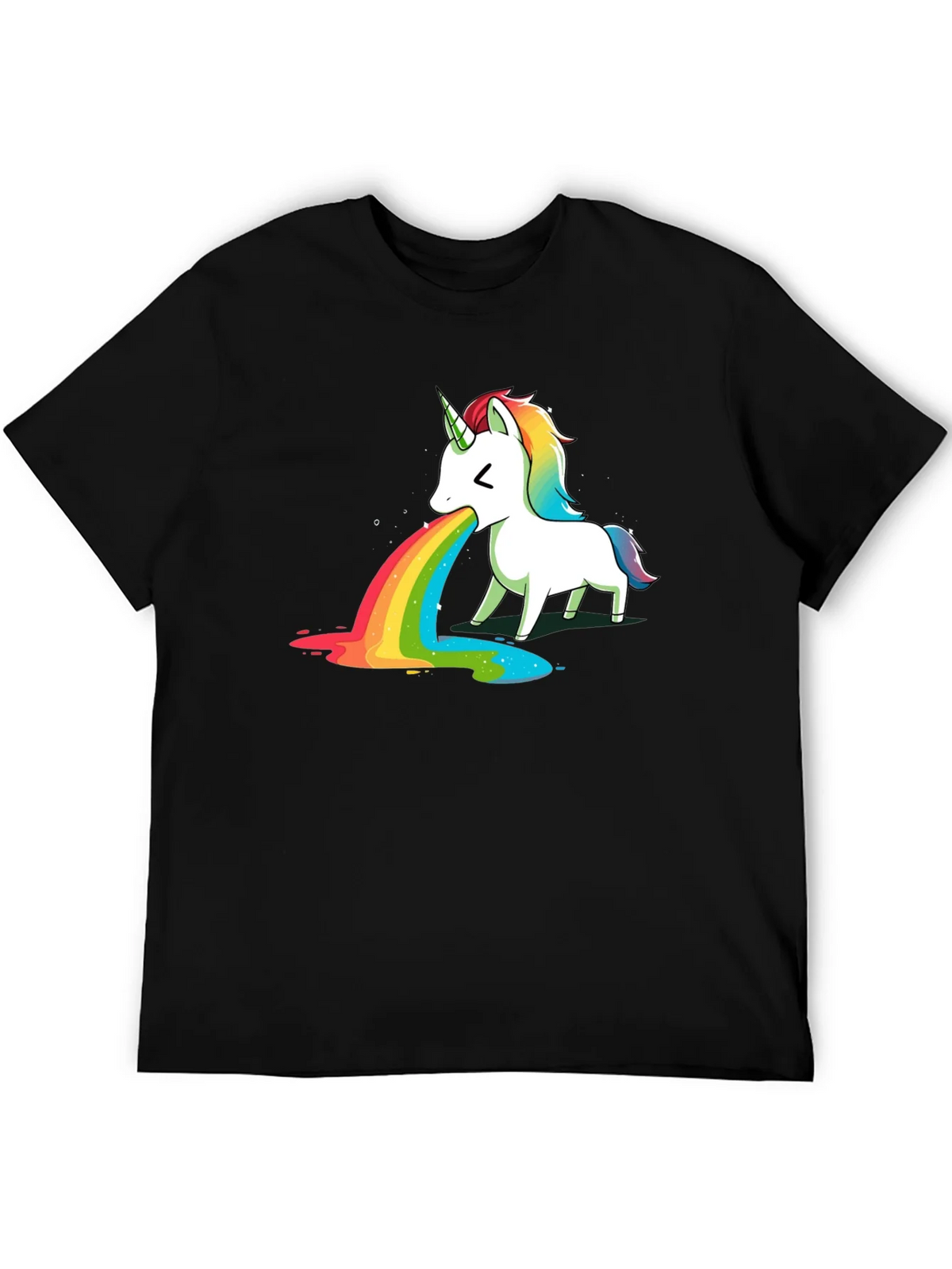Unicorn Puking Rainbow T-Shirt product image 5