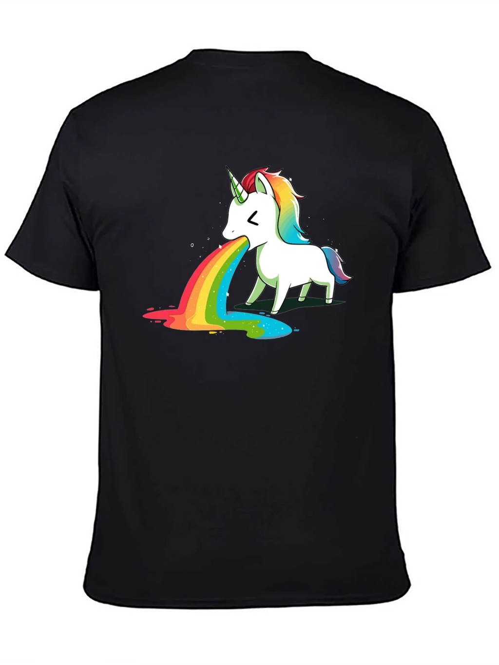 Unicorn Puking Rainbow T-Shirt product image 4
