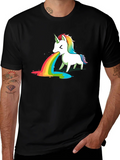 Unicorn Puking Rainbow T-Shirt product image 1