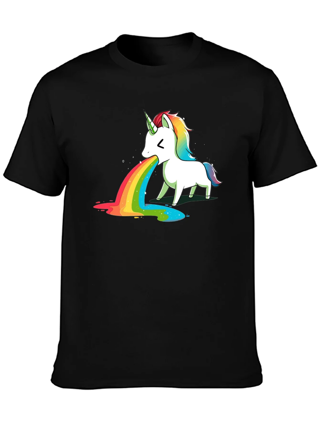 Unicorn Puking Rainbow T-Shirt product image 3