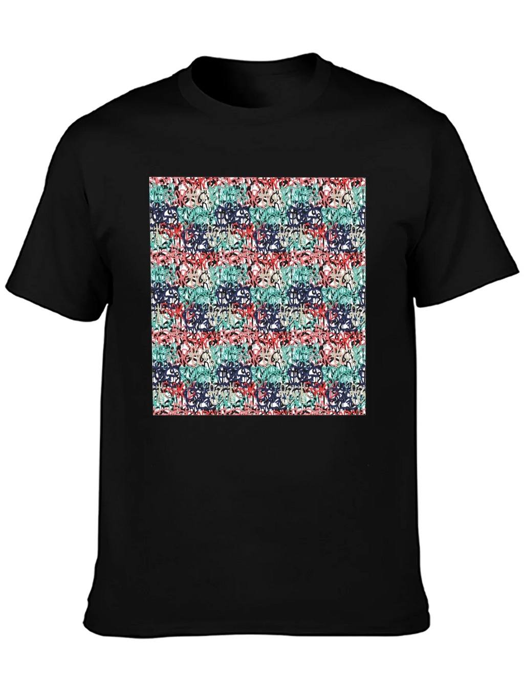 Abstract Graffiti Style T-Shirt product image 3