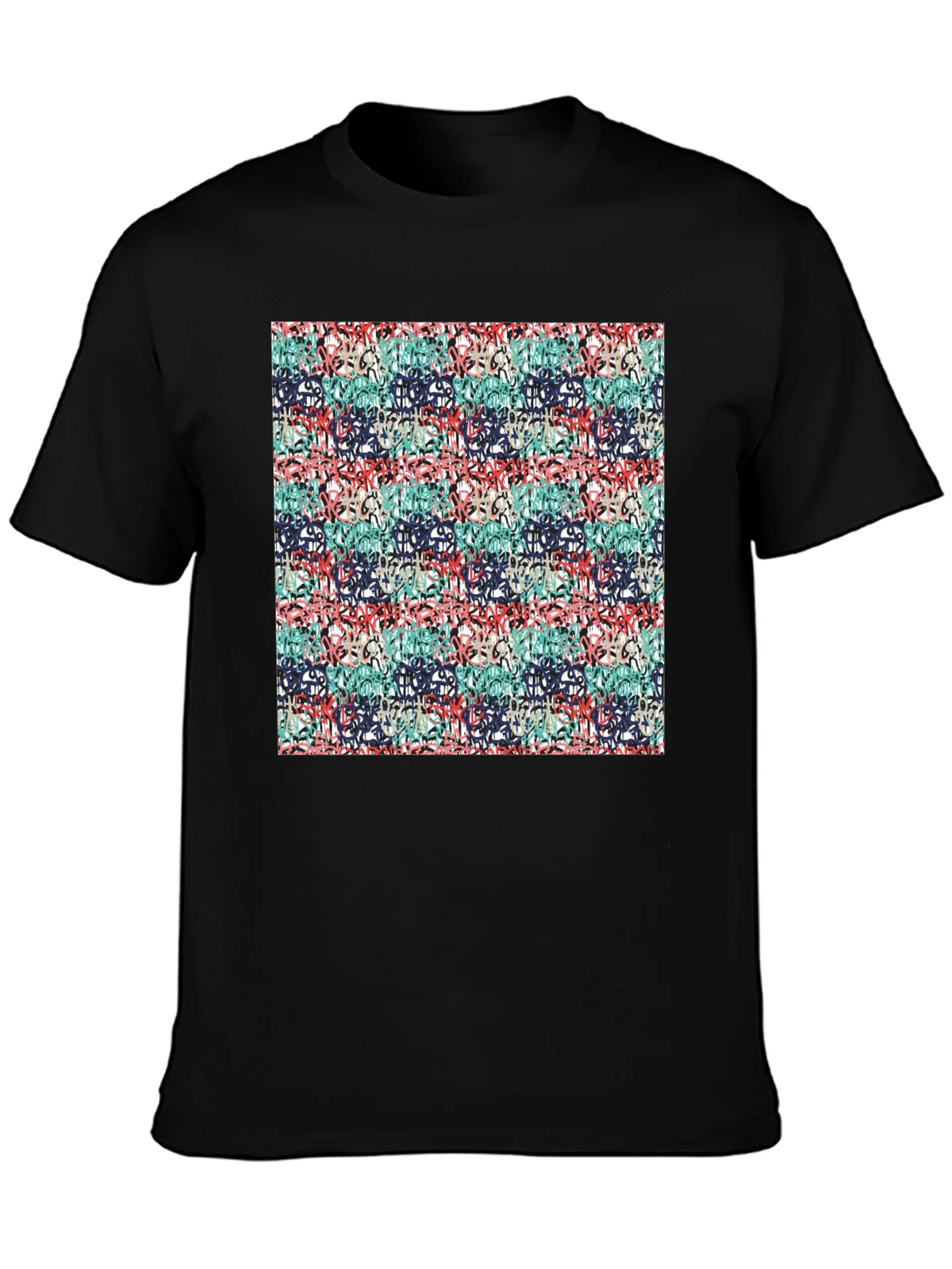 Abstract Graffiti Style T-Shirt product image 3