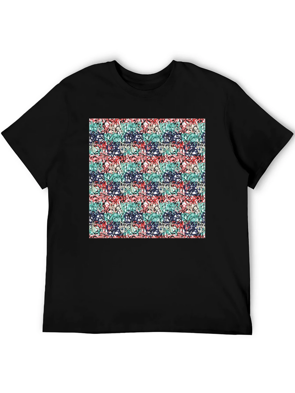 Abstract Graffiti Style T-Shirt product image 5