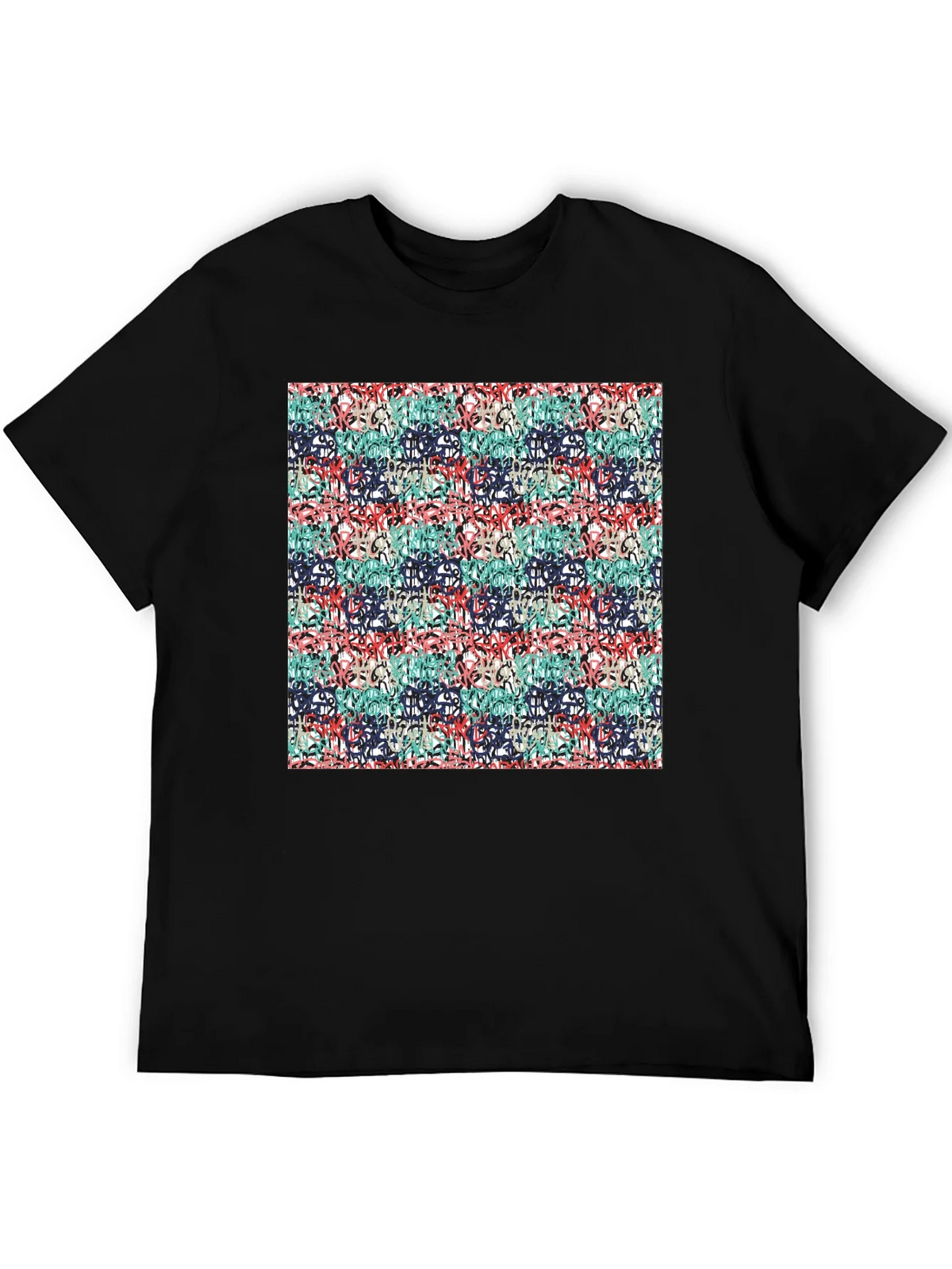 Abstract Graffiti Style T-Shirt product image 5