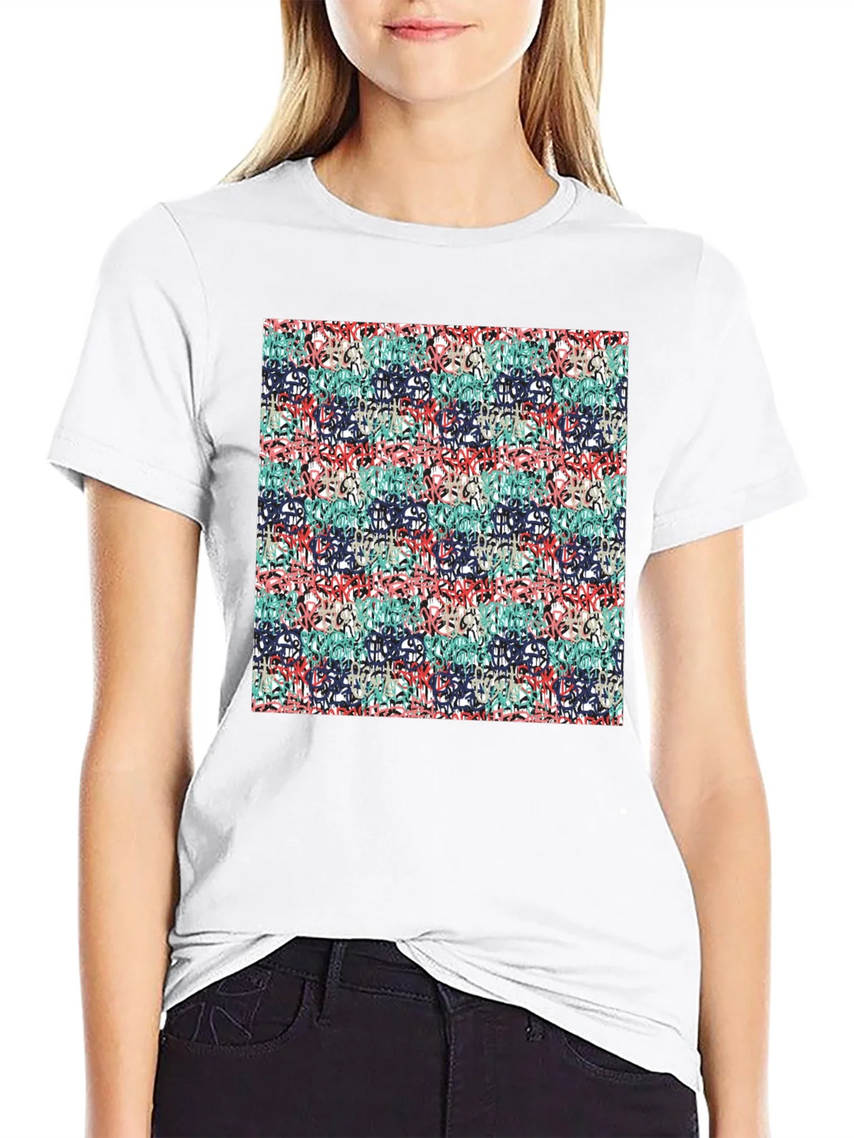 Abstract Graffiti Style T-Shirt product image 8
