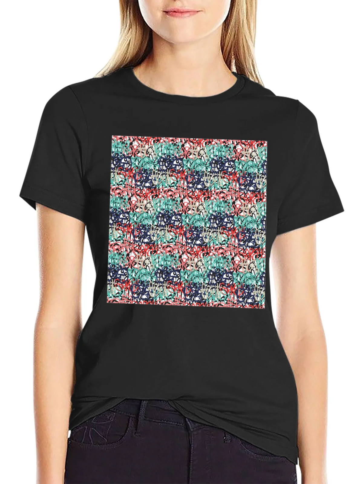 Abstract Graffiti Style T-Shirt product image 2
