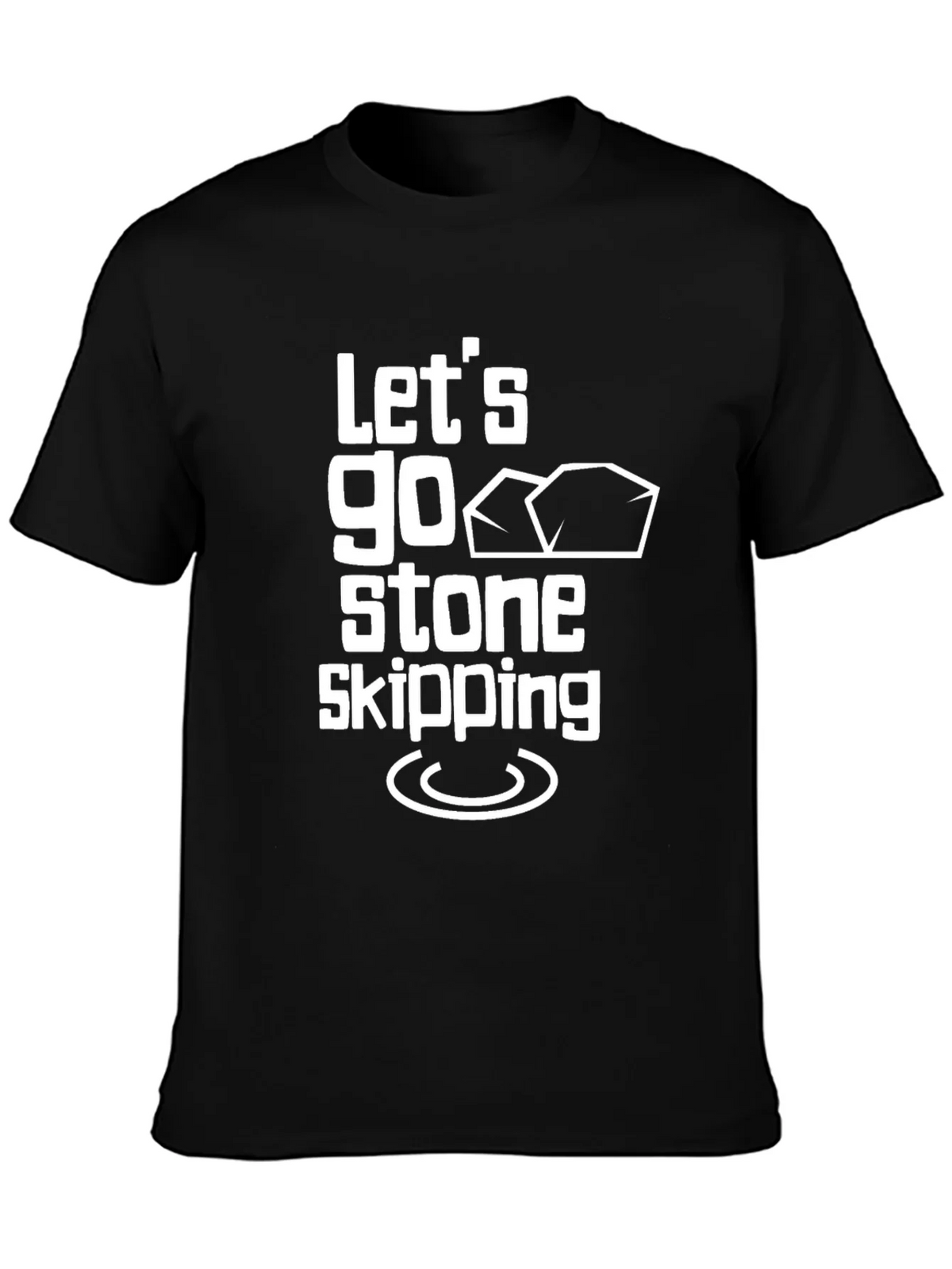 Lets Go Stone Skipping Graphic T-Shirt product image 2