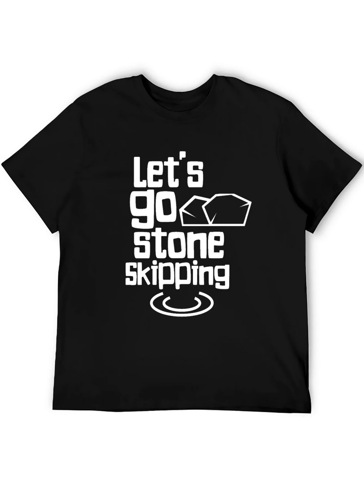 Lets Go Stone Skipping Graphic T-Shirt product image 3