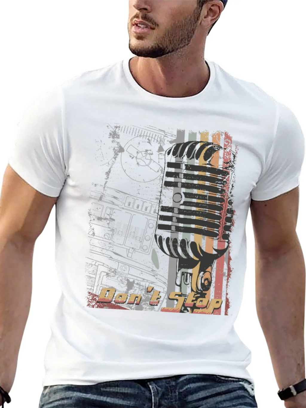 Retro Dont Stop Graphic Print Tee product image 12