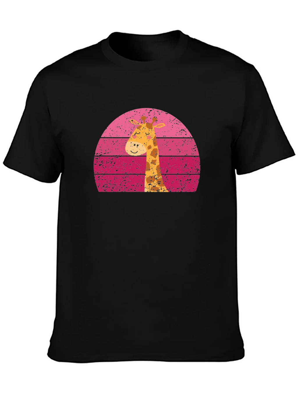 Giraffe Sunset Graphic Tee - Unique Design product image 3