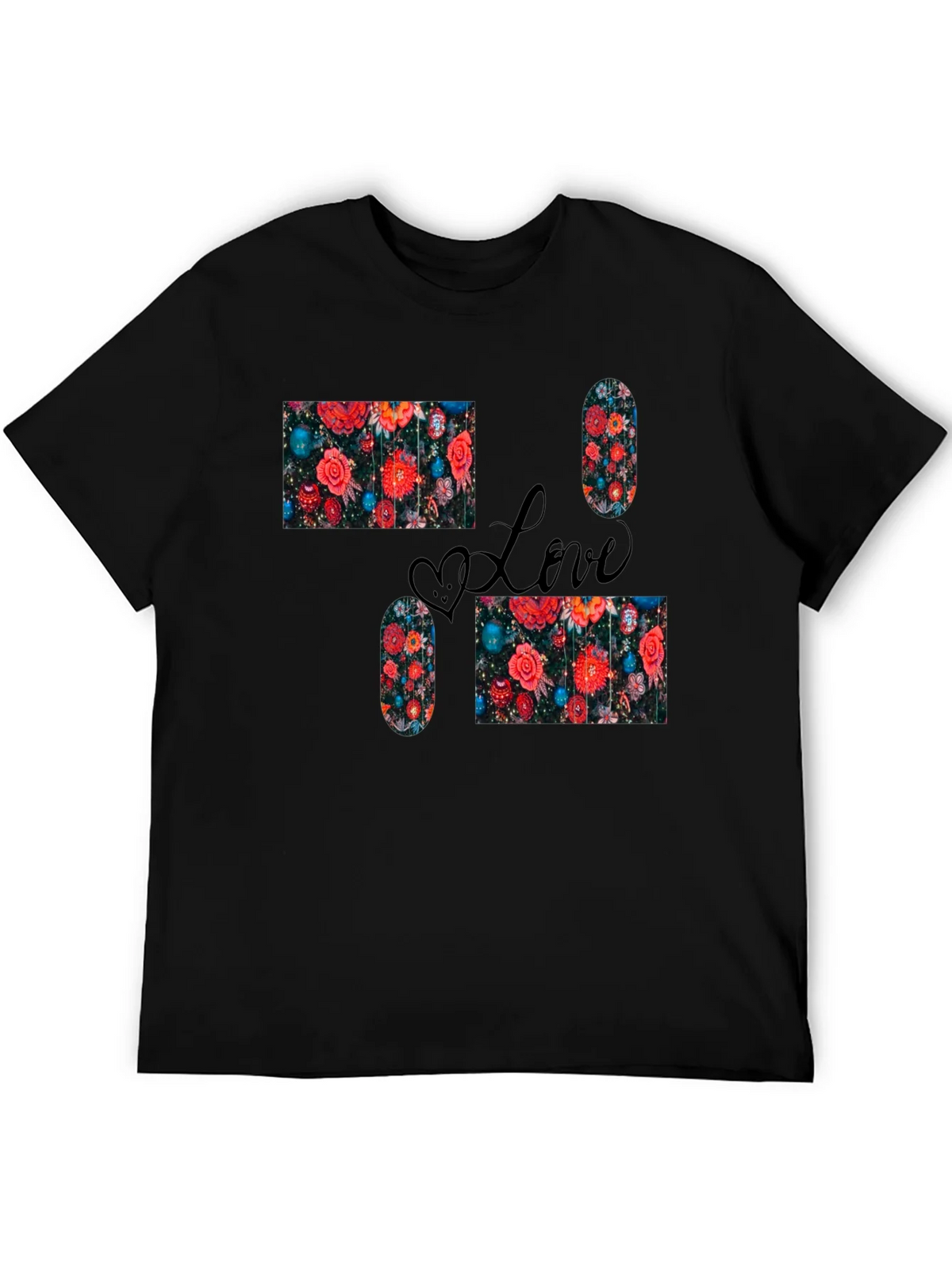 Love Floral Pattern T-Shirt product image 5