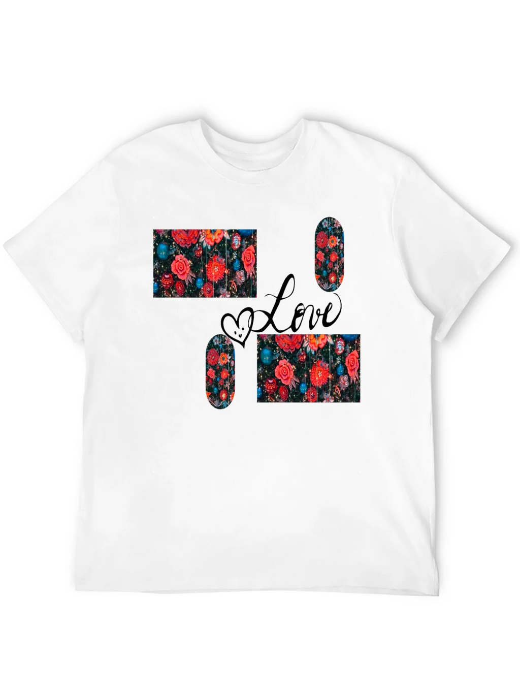 Love Floral Pattern T-Shirt product image 11