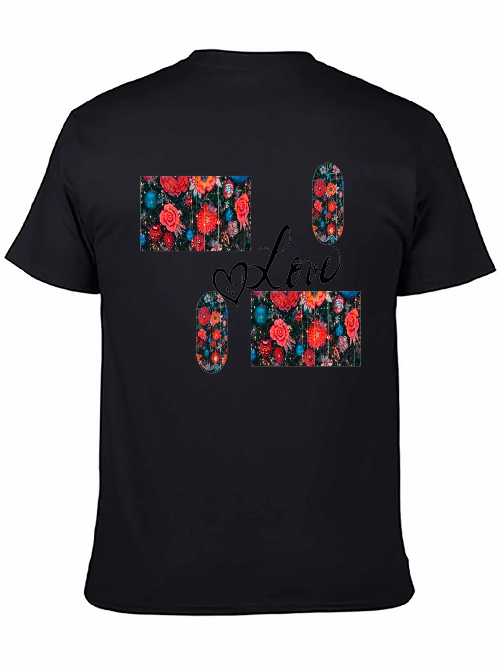 Love Floral Pattern T-Shirt product image 4