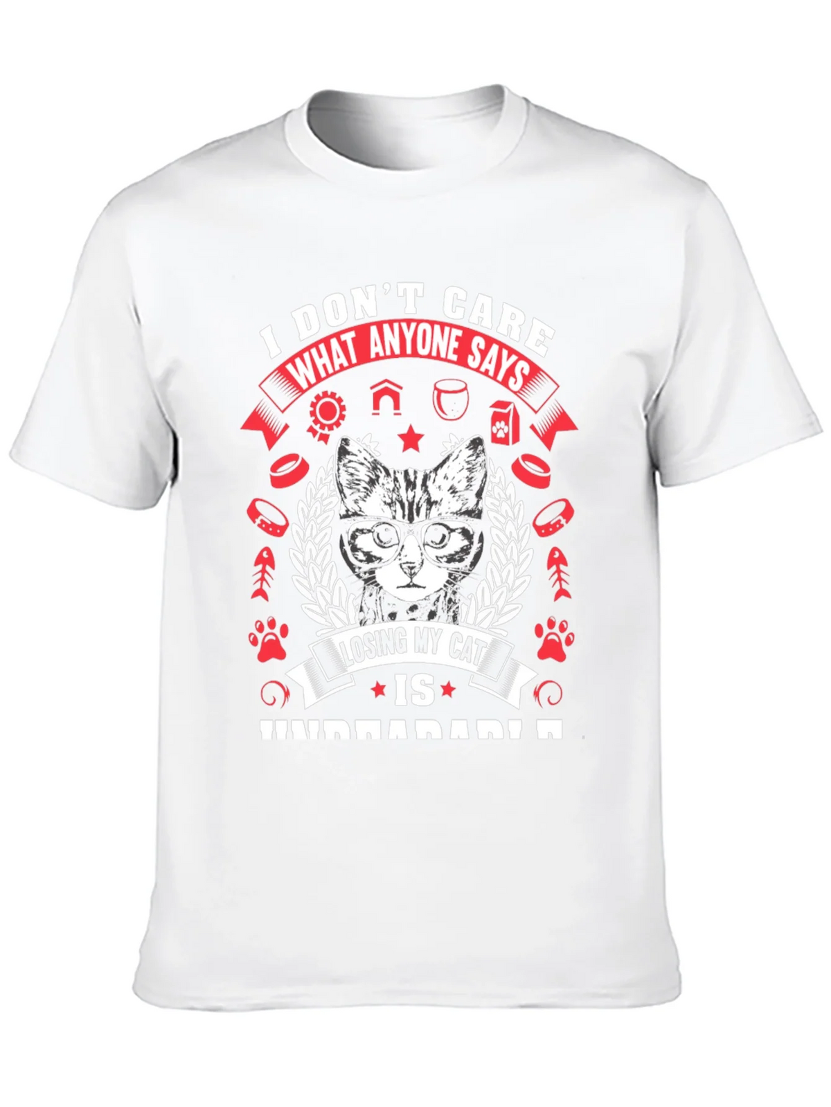 Cat Lover T-Shirt - Losing My is Unbearable product image 9