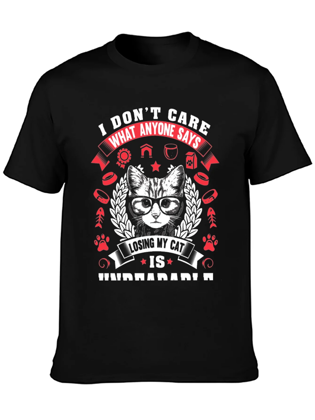 Cat Lover T-Shirt - Losing My is Unbearable product image 3