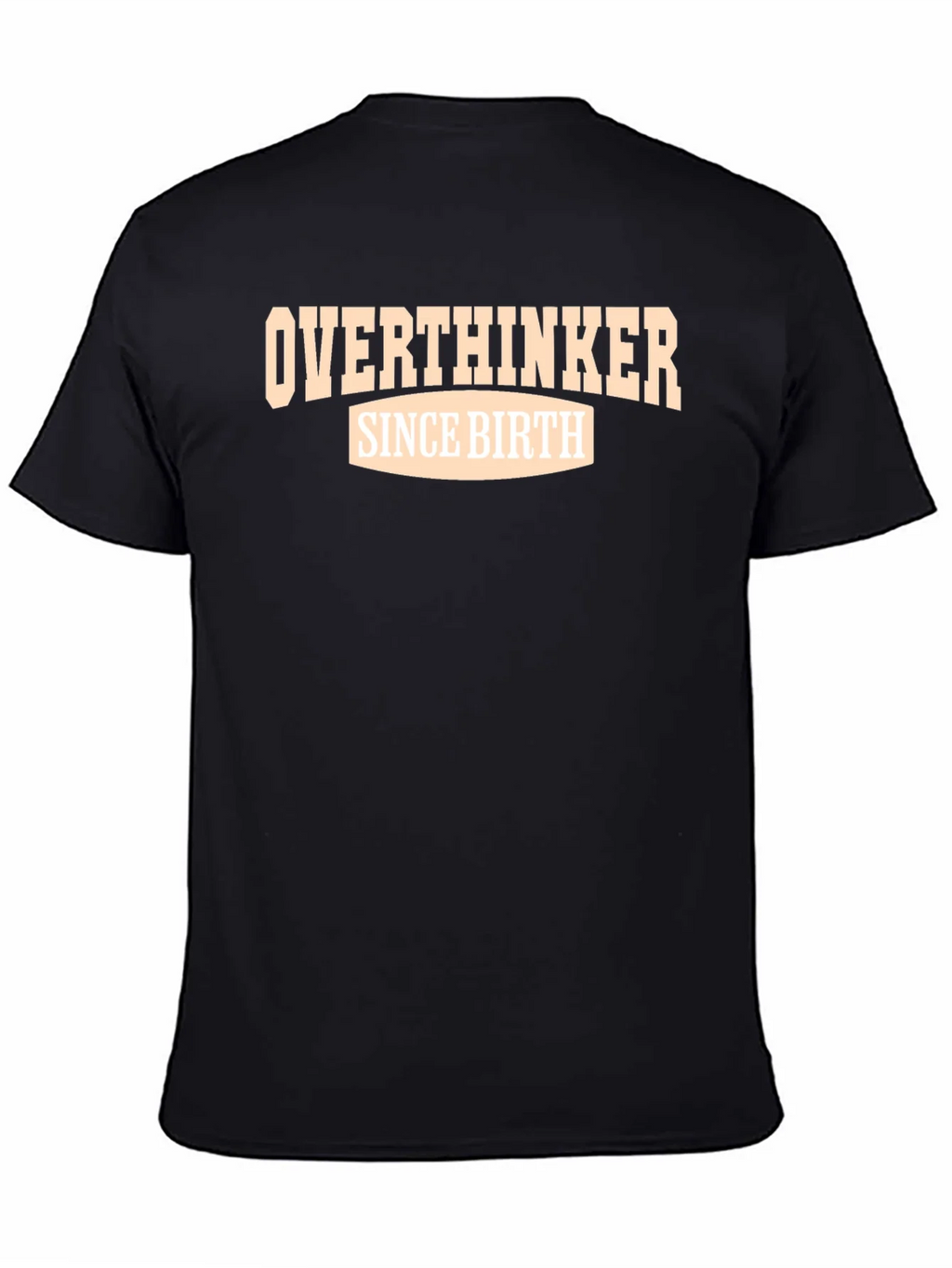 Overthinker Since Birth Graphic Tee - Black product image 4
