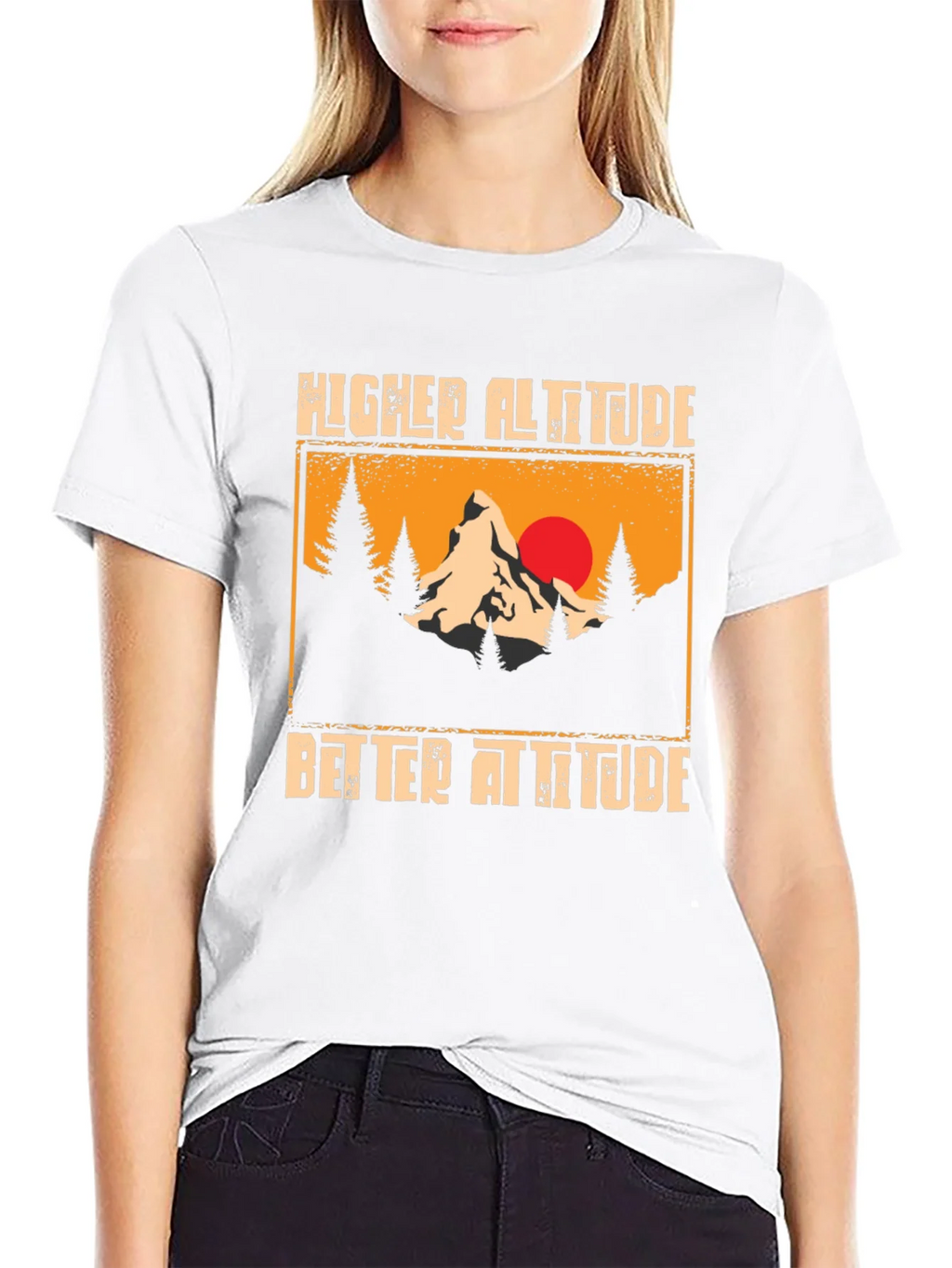 Higher Altitude Better Attitude Graphic T-Shirt product image 8