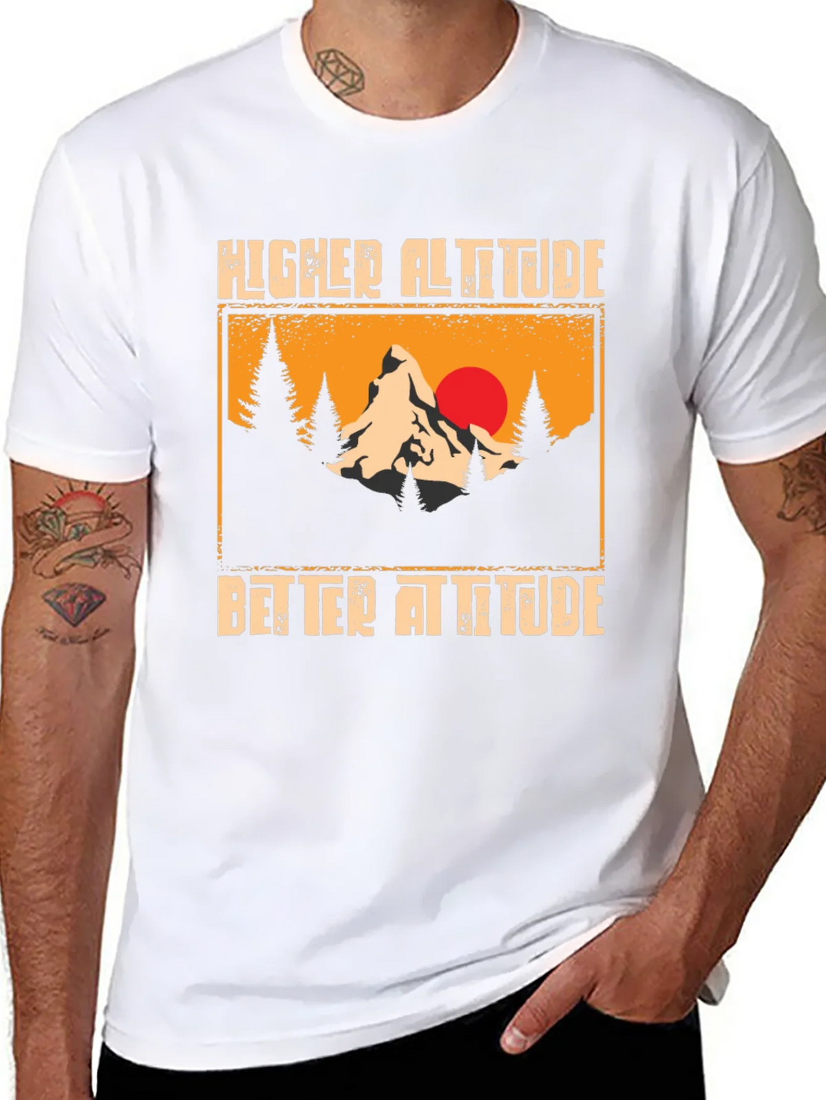 Higher Altitude Better Attitude Graphic T-Shirt product image 7