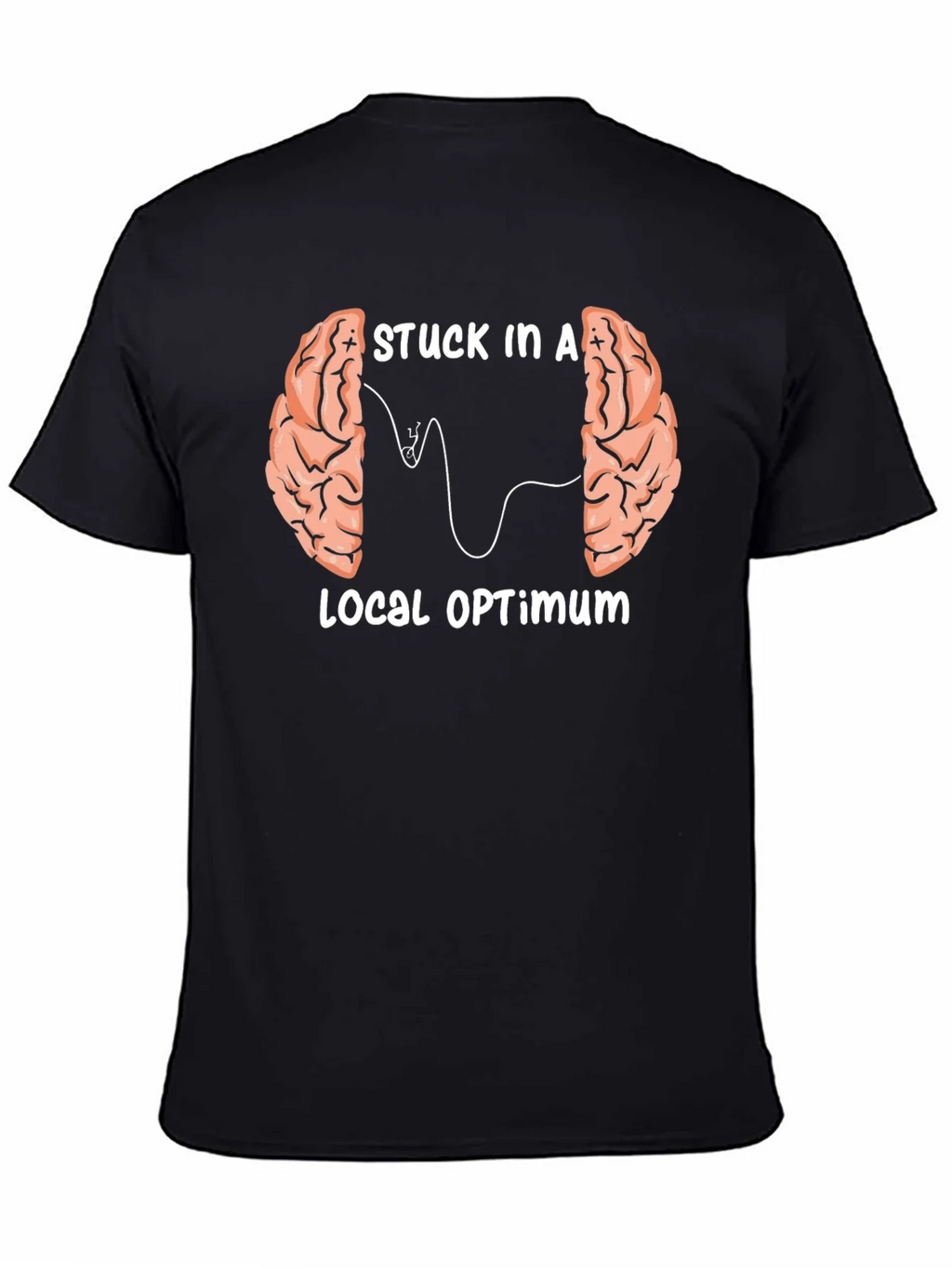 Stuck in a Local Optimum T-Shirt product image 4