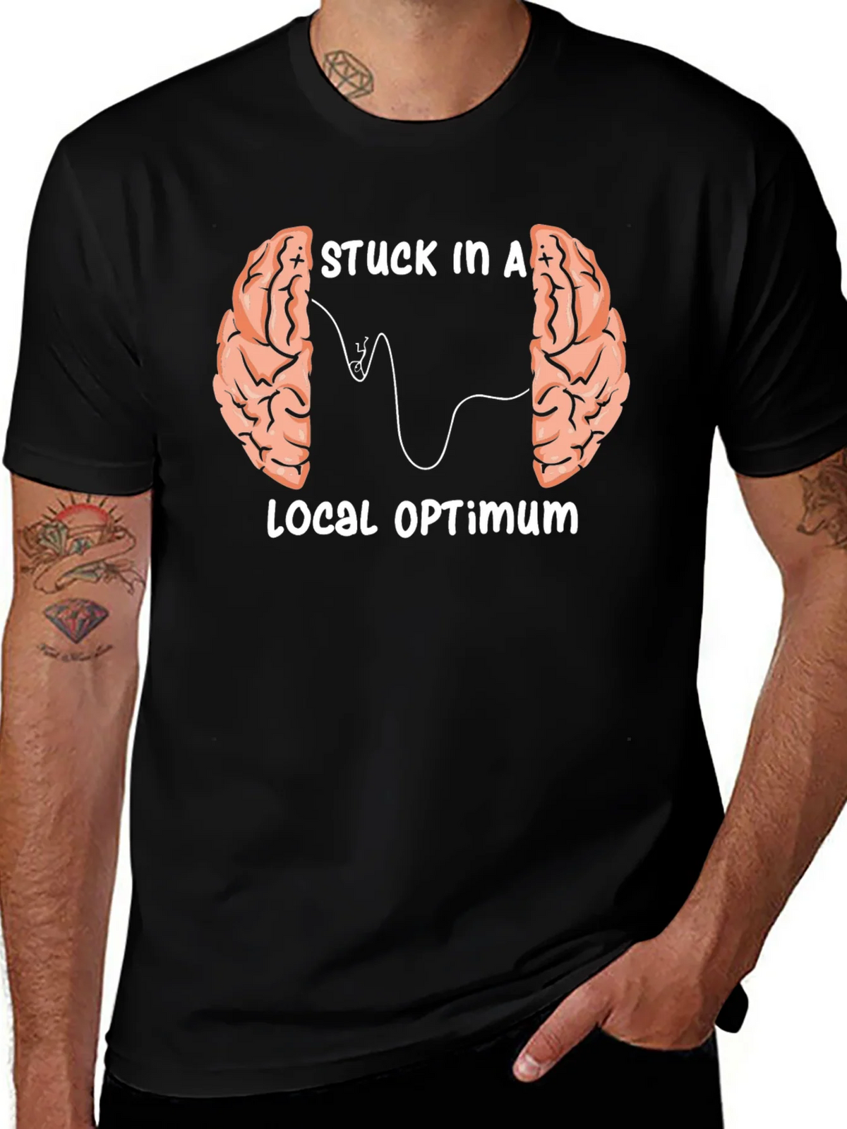 Stuck in a Local Optimum T-Shirt product image 1