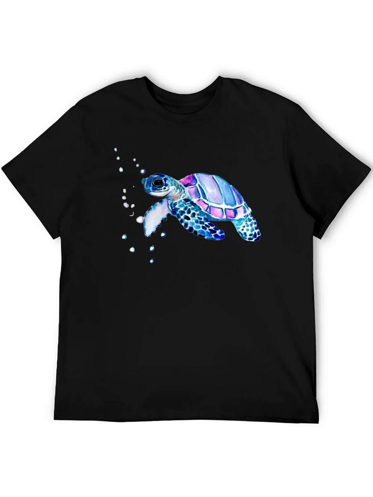 Sea Turtle Graphic Tee - Black Casual T-Shirt product image 5