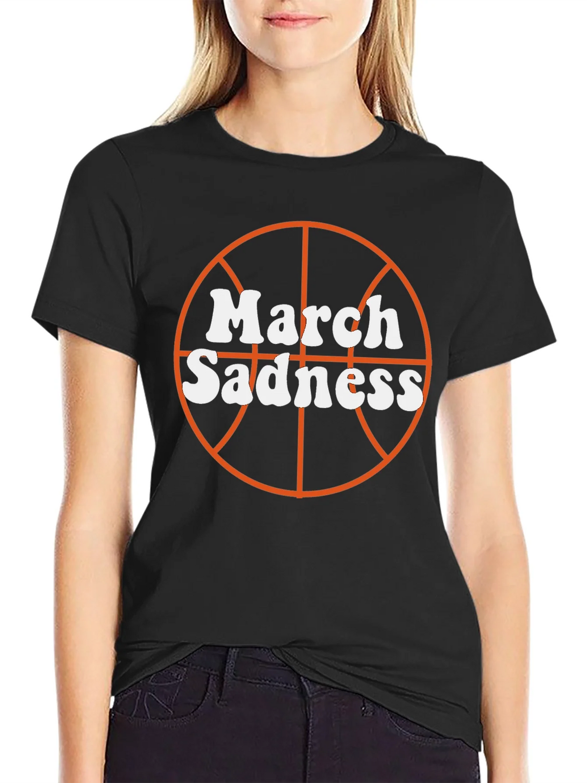 March Sadness Basketball Graphic T-Shirt product image 2