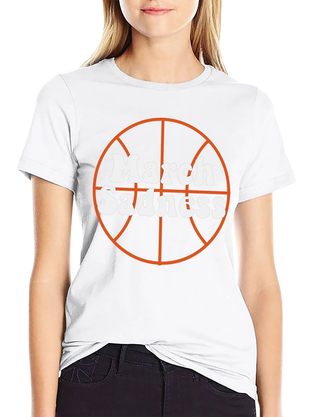 March Sadness Basketball Graphic T-Shirt product image 8