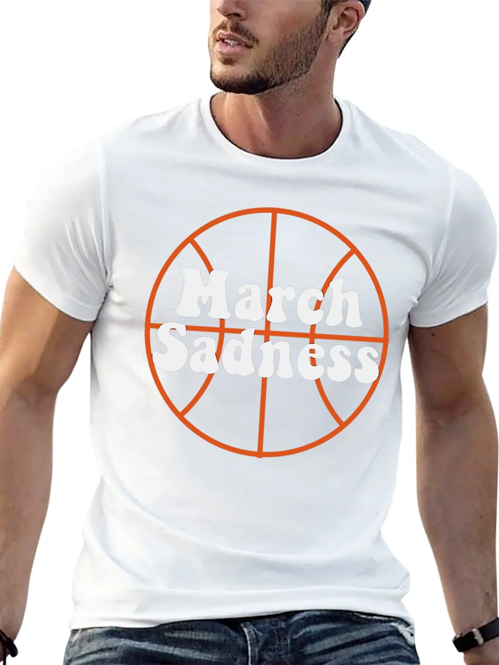 March Sadness Basketball Graphic T-Shirt product image 12