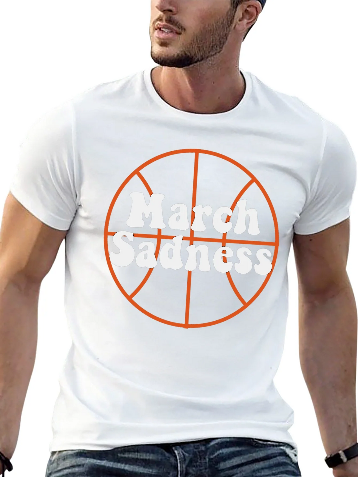 March Sadness Basketball Graphic T-Shirt product image 12