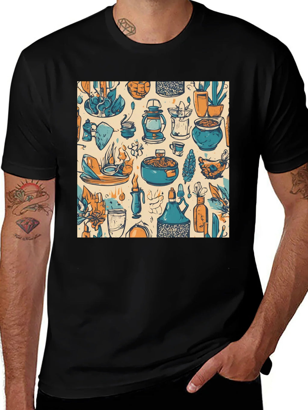 Illustrated Potion Ingredient T-Shirt product image 1