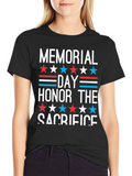Memorial Day Honor The Sacrifice T-Shirt product image 1