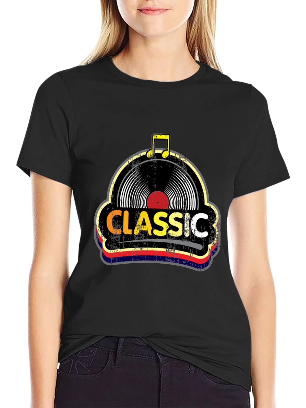 Classic Vinyl Record T-Shirt - Retro Music Tee product image 2