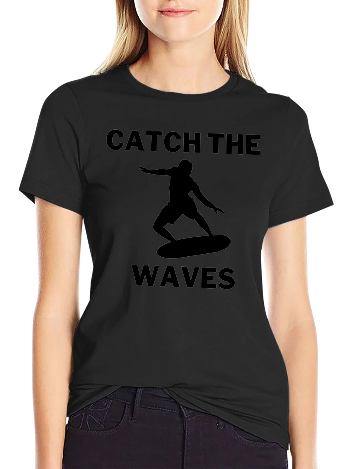 Catch the Waves Graphic Tee - Surfer T-Shirt product image 2