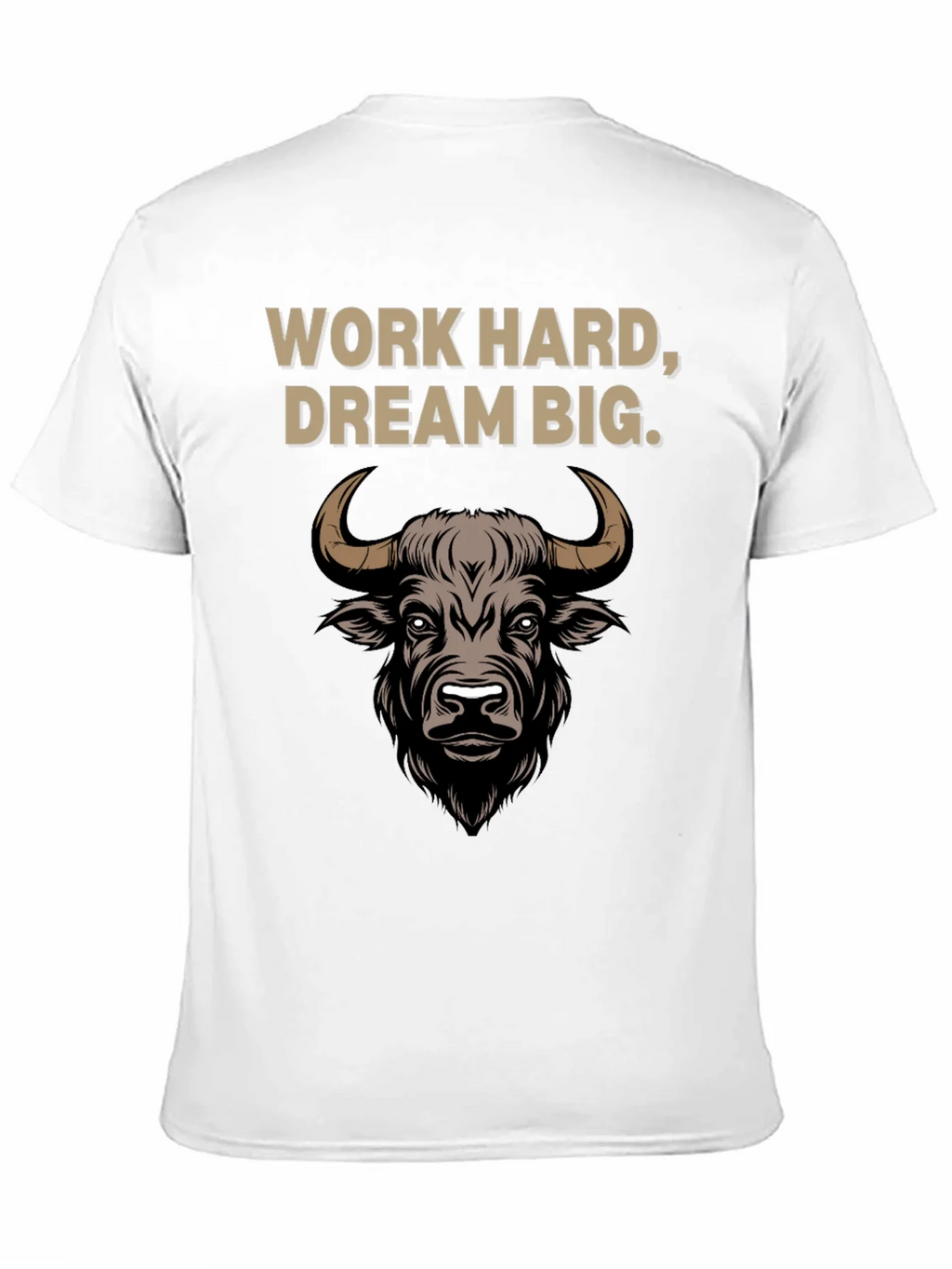 Work Hard Dream Big Bull Graphic Tee product image 10