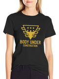 Body Under Construction Black Graphic Tee product image 1