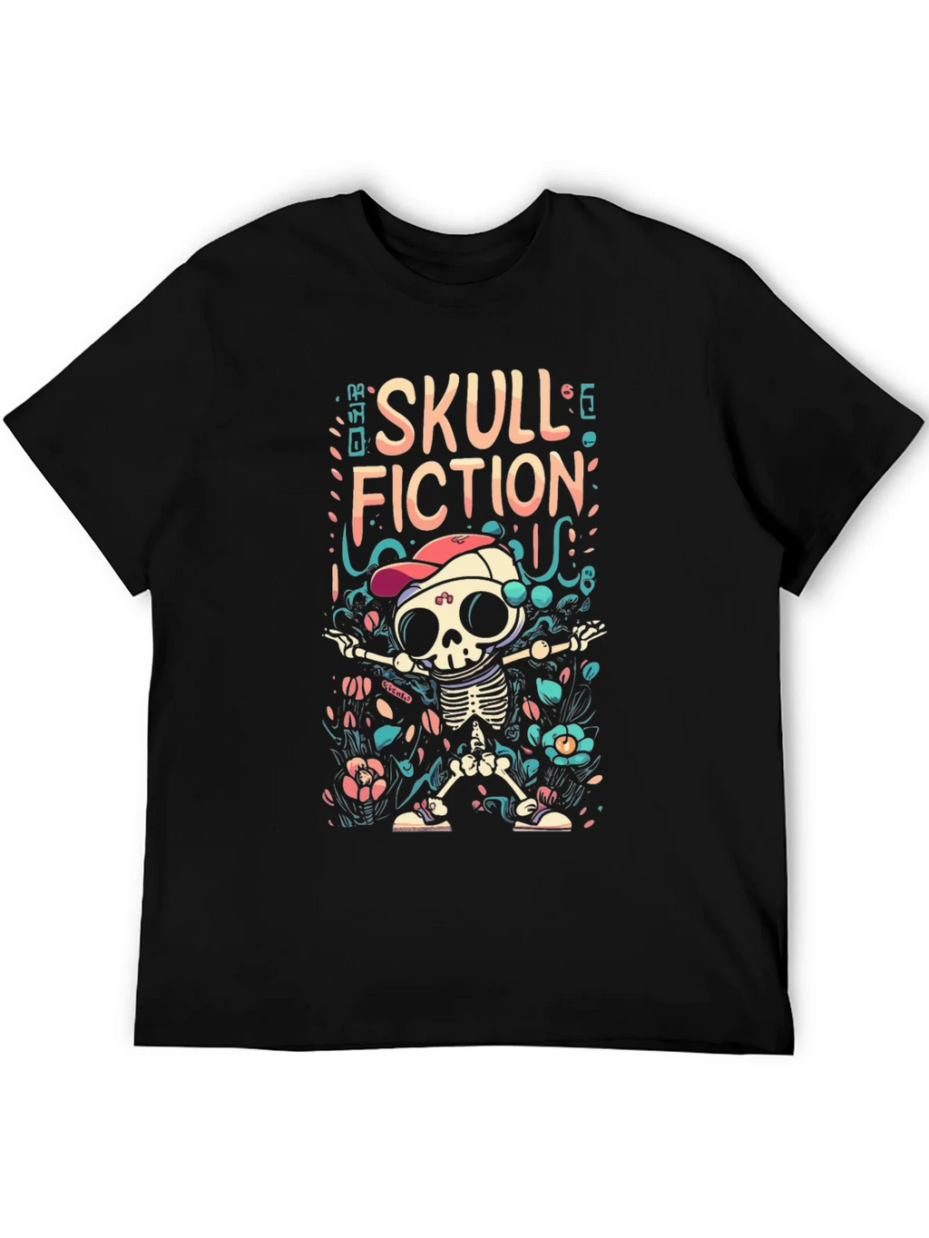 Skull Fiction Graphic T-Shirt product image 5